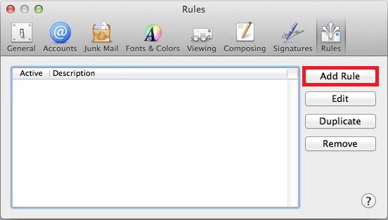 set a rule in outlook for mac to wait for email to send